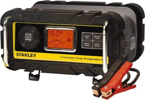 Stanley - 12 Volt Automatic Charger/Maintainer - 15 Amps, 40 Starter Amps - Apex Tool & Supply