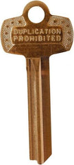 Stanley - Kwikset Key Blank - Brass/Zinc Alloy - Apex Tool & Supply