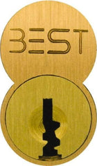 Best - Best I/C Core Small Format IC Cylinder - Satin Bronze Coated, Brass/Zinc Alloy - Apex Tool & Supply