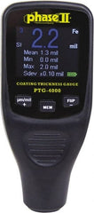 Phase II - Coating Thickness Gages Maximum Thickness Measurement (mil): 50.00 Minimum Thickness Measurement (mil): 0.10 - Apex Tool & Supply