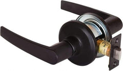 Stanley - Grade 2 Passage Lever Lockset - 2-3/8 & 2-3/4" Back Set, Keyless Cylinder, Brass Alloy, Oil Rubbed Bronze Finish - Apex Tool & Supply