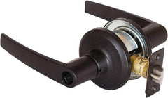 Stanley - Grade 2 Office Lever Lockset - 2-3/8 & 2-3/4" Back Set, Brass Alloy, Oil Rubbed Bronze Finish - Apex Tool & Supply