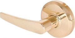 Stanley - Grade 2 Dummy Lever Lockset - 2-3/4" Back Set, Keyless Cylinder, Brass Alloy, Bright Brass Finish - Apex Tool & Supply
