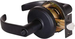 Stanley - Grade 2 Entrance Lever Lockset - 2-3/4" Back Set, Key In Lever Cylinder, Brass Alloy, Oil Rubbed Bronze Finish - Apex Tool & Supply