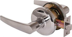 Stanley - Grade 2 Passage Lever Lockset - 2-3/4" Back Set, Keyless Cylinder, Brass Alloy, Bright Chrome Finish - Apex Tool & Supply
