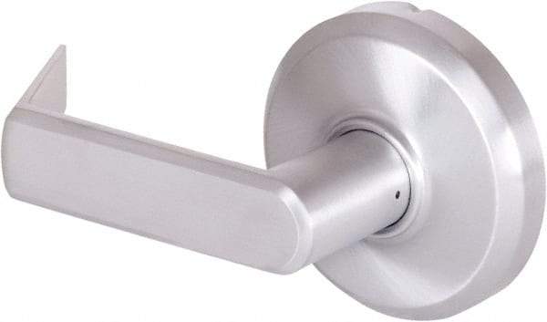 Stanley - Grade 2 Dummy Lever Lockset - 2-3/4" Back Set, Keyless Cylinder, Brass Alloy, Satin Chrome Finish - Apex Tool & Supply