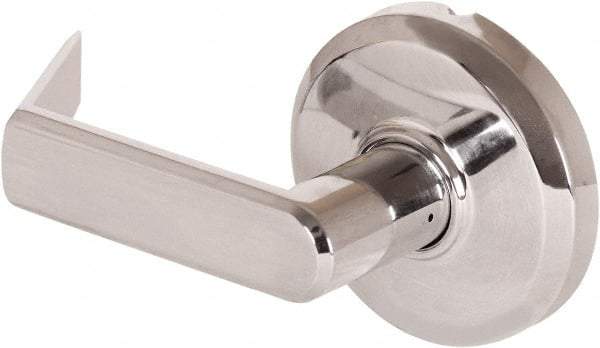 Stanley - Grade 2 Dummy Lever Lockset - 2-3/4" Back Set, Keyless Cylinder, Brass Alloy, Bright Chrome Finish - Apex Tool & Supply