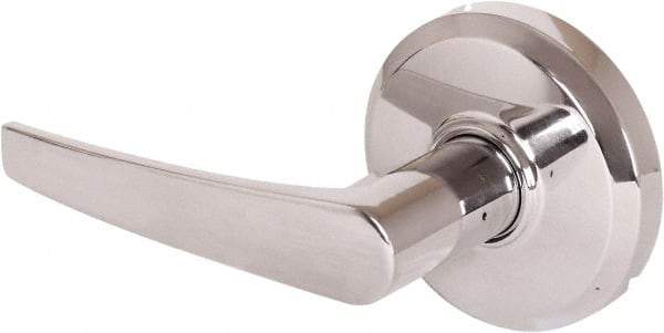 Stanley - Grade 2 Dummy Lever Lockset - 2-3/4" Back Set, Keyless Cylinder, Brass Alloy, Bright Chrome Finish - Apex Tool & Supply