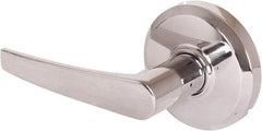 Stanley - Grade 2 Dummy Lever Lockset - 2-3/4" Back Set, Keyless Cylinder, Brass Alloy, Bright Chrome Finish - Apex Tool & Supply