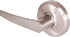 Stanley - Grade 2 Dummy Lever Lockset - 2-3/4" Back Set, Keyless Cylinder, Brass Alloy, Nickel Finish - Apex Tool & Supply