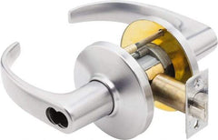 Best - Grade 1 Entrance Lever Lockset - 2-3/4" Back Set, Key In Lever Cylinder, Brass Alloy, Satin Chrome Finish - Apex Tool & Supply