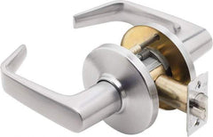 Best - Grade 1 Passage Lever Lockset - 2-3/4" Back Set, Keyless Cylinder, Brass Alloy, Satin Chrome Finish - Apex Tool & Supply