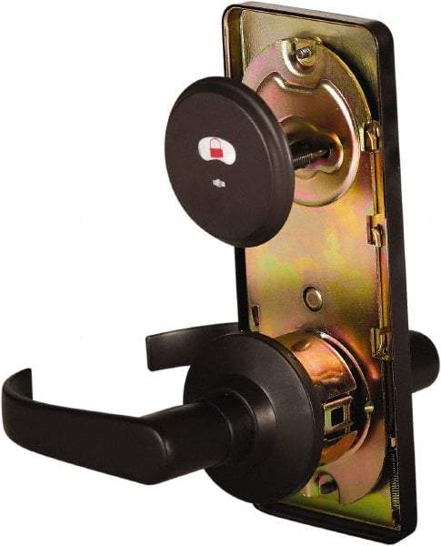Stanley - Grade 2 Passage Lever Lockset - 2-3/4" Back Set, Keyless Cylinder, Brass Alloy, Oil Rubbed Bronze Finish - Apex Tool & Supply