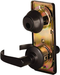 Stanley - Grade 2 Passage Lever Lockset - 2-3/4" Back Set, Keyless Cylinder, Brass Alloy, Oil Rubbed Bronze Finish - Apex Tool & Supply