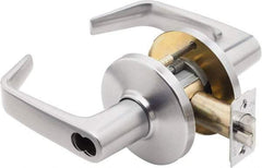 Best - Grade 1 Dormitory Lever Lockset - 2-3/4" Back Set, Keyless Cylinder, Brass Alloy, Satin Chrome Finish - Apex Tool & Supply