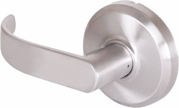 Stanley - Grade 1 Dummy Lever Lockset - 2-3/4" Back Set, Keyless Cylinder, Brass Alloy, Satin Chrome Finish - Apex Tool & Supply