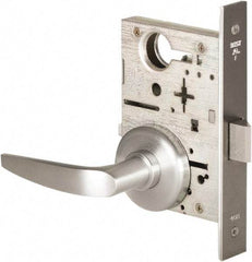 Best - Grade 1 Passage Lever Lockset - 2-3/4" Back Set, Keyless Cylinder, Brass Alloy, Satin Chrome Finish - Apex Tool & Supply