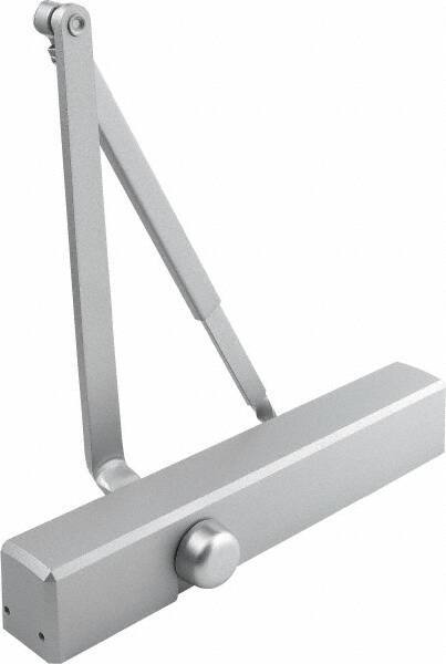 Stanley - 9-3/4" Closer Body Length, Multi-Size Closer Manual Damper - Painted Aluminum Finish, Reversible - Apex Tool & Supply