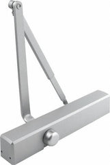 Stanley - 9-3/4" Closer Body Length, Multi-Size Closer Manual Damper - Painted Aluminum Finish, Reversible - Apex Tool & Supply