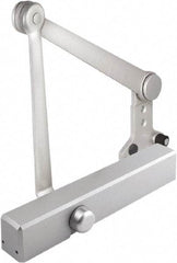 Stanley - 12-1/4" Closer Body Length, Multi-Size Closer Manual Damper - Painted Aluminum Finish, Reversible - Apex Tool & Supply