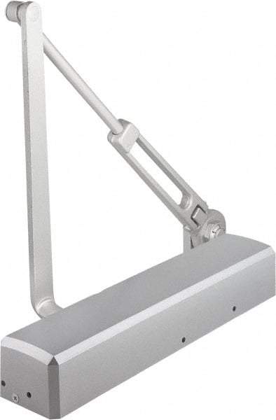 Stanley - 12-1/4" Closer Body Length, Multi-Size Closer Manual Damper - Painted Aluminum Finish, Reversible - Apex Tool & Supply