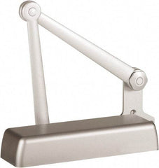 Stanley - 11-1/4" Closer Body Length, Multi-Size Closer Manual Damper - Painted Aluminum Finish, Right Hand - Apex Tool & Supply