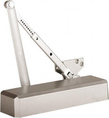 Stanley - 11-1/4" Closer Body Length, Multi-Size Closer Manual Damper - Painted Aluminum Finish, Reversible - Apex Tool & Supply