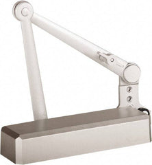 Stanley - 11-1/4" Closer Body Length, Multi-Size Closer Manual Damper - Painted Aluminum Finish, Reversible - Apex Tool & Supply