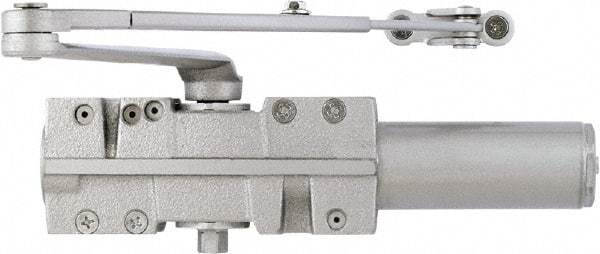 Stanley - 11-1/4" Closer Body Length, Multi-Size Closer Manual Damper - Painted Aluminum Finish, Reversible - Apex Tool & Supply
