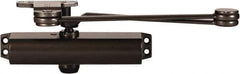 Stanley - 9-3/4" Closer Body Length, Multi-Size Closer Manual Damper - Painted Aluminum Finish, Reversible - Apex Tool & Supply