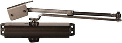 Stanley - 9-3/4" Closer Body Length, Multi-Size Closer Manual Damper - Painted Aluminum Finish, Reversible - Apex Tool & Supply