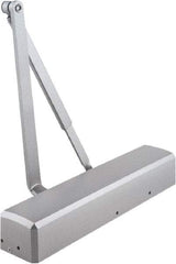 Stanley - Multisized Power Operated Damper - Multimount, Reversible Hand, Painted Aluminum Finish - Apex Tool & Supply