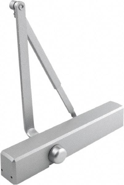 Stanley - Multisized Power Operated Damper - Multimount, Reversible Hand, Painted Aluminum Finish - Apex Tool & Supply
