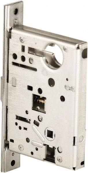 Stanley - Grade 1 All Purpose Lever Lockset - 2-3/4" Back Set, Best SFIC Cylinder, Brass Alloy, Satin Chrome Finish - Apex Tool & Supply