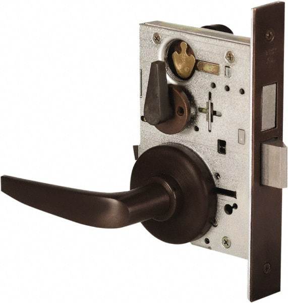 Stanley - Grade 1 Dormitory Lever Lockset - 2-3/4" Back Set, Best SFIC Cylinder, Brass Alloy, Oil Rubbed Bronze Finish - Apex Tool & Supply