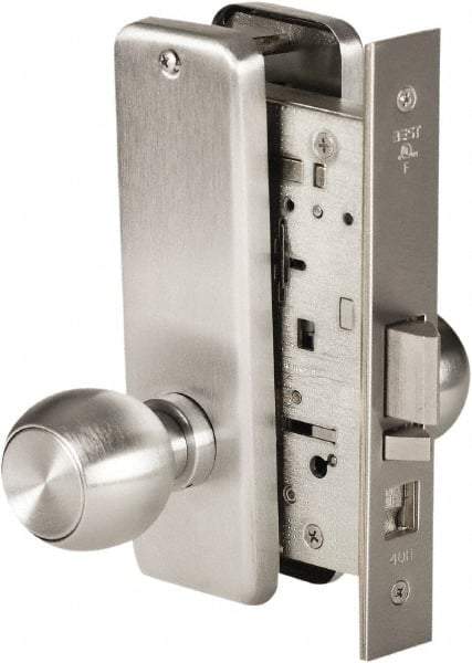 Stanley - Grade 1 Office Lever Lockset - 2-3/4" Back Set, Best SFIC Cylinder, Brass Alloy, Satin Chrome Finish - Apex Tool & Supply