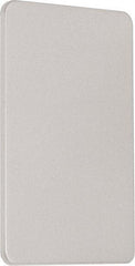 Precision - 15" OAL Nonhanded Flatbar - 32 to 36" Door Width, Satin Stainless Steel Finish, Grade 1, 2100 Series - Apex Tool & Supply