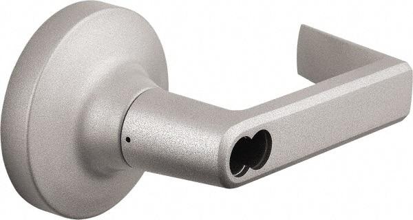 Precision - 5" OAL Nonhanded Flatbar - 32 to 36" Door Width, Painted Aluminum Finish, Grade 1, Stanley Commercial Hardware - Apex Tool & Supply