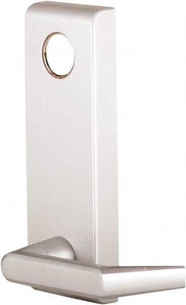 Precision - 8" OAL Nonhanded Flatbar - 32 to 36" Door Width, Painted Aluminum Finish, Grade 1, Stanley Commercial Hardware - Apex Tool & Supply