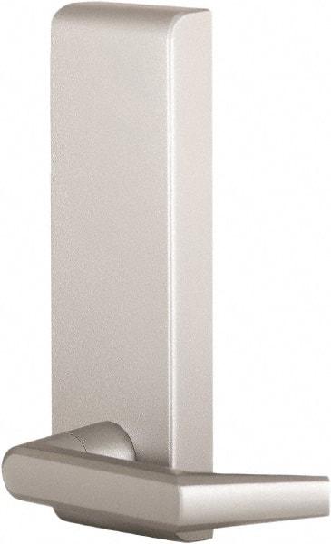 Precision - 8" OAL Nonhanded Flatbar - 32 to 36" Door Width, Painted Aluminum Finish, Grade 1, Stanley Commercial Hardware - Apex Tool & Supply