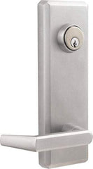 Precision - 10" OAL Nonhanded Flatbar - 32 to 36" Door Width, Satin Chrome Finish, Grade 1, Stanley Commercial Hardware - Apex Tool & Supply