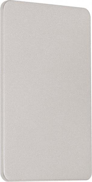 Precision - 4" OAL Nonhanded Flatbar - 32 to 36" Door Width, Painted Aluminum Finish, Grade 1, Reliant Series - Apex Tool & Supply