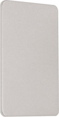 Precision - 4" OAL Nonhanded Flatbar - 32 to 36" Door Width, Painted Aluminum Finish, Grade 1, Reliant Series - Apex Tool & Supply
