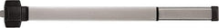 Precision - 48" OAL Right Hand Reverse Fire Rated Flatbar - 32 to 36" Door Width, Painted Aluminum Finish, Grade 1, Reliant Series - Apex Tool & Supply