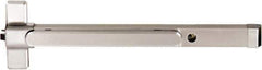 Precision - 36" OAL Nonhanded Flatbar - 32 to 36" Door Width, Painted Aluminum Finish, Grade 1, Stanley Commercial Hardware - Apex Tool & Supply
