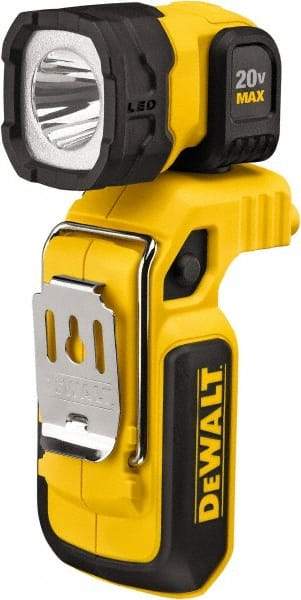 DeWALT - 20 Volts, 500 Lumens, Cordless Work Light - Yellow/Black, Up to 27 hr Run Time - Apex Tool & Supply