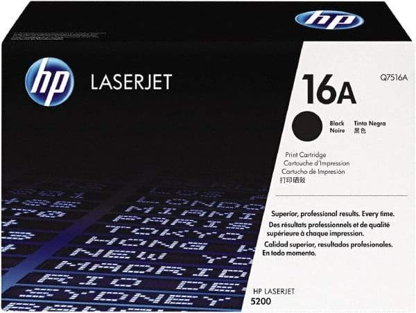 Hewlett-Packard - Black Toner Cartridge - Use with HP LaserJet 5200 - Apex Tool & Supply