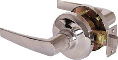 Stanley - Grade 1 Passage Lever Lockset - 2-3/4" Back Set, Keyless Cylinder, Brass Alloy, Bright Chrome Finish - Apex Tool & Supply