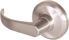 Stanley - Grade 1 Dummy Lever Lockset - 2-3/4" Back Set, Keyless Cylinder, Brass Alloy, Satin Nickel Finish - Apex Tool & Supply