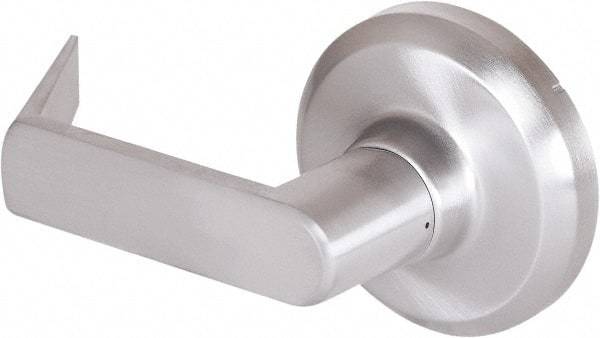 Stanley - Grade 1 Dummy Lever Lockset - 2-3/4" Back Set, Keyless Cylinder, Brass Alloy, Satin Chrome Finish - Apex Tool & Supply